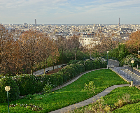 20th arrondissement Belleville park