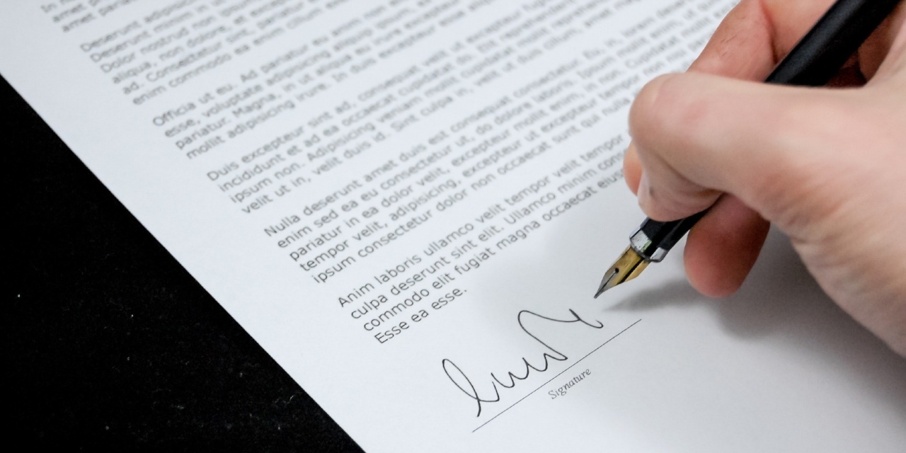 The agreement between the landlord and the tenant.