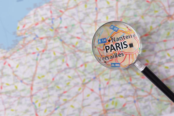 Map of paris